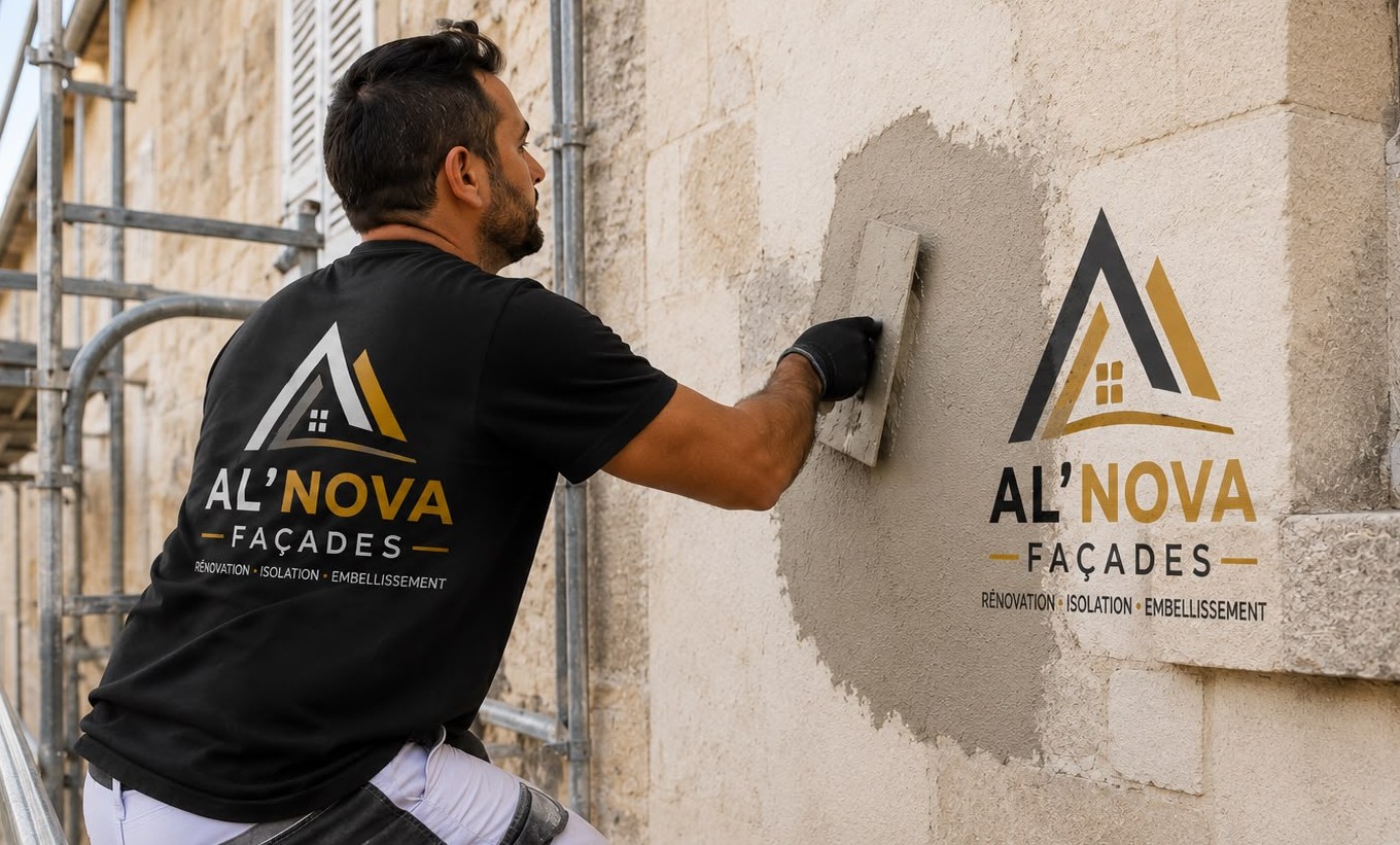 Réparation des fissures et rénovation des murs de façade par AL'NOVA Façade